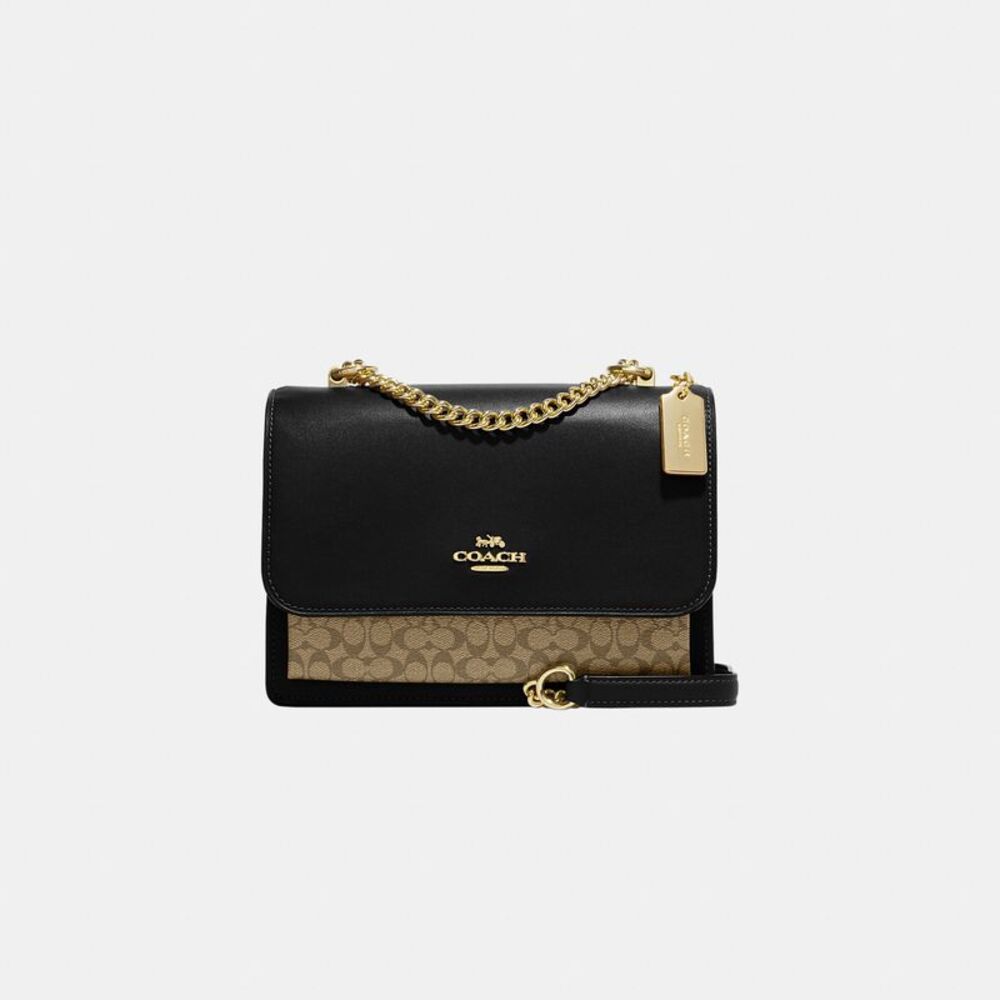 NWT Coach Outlet Klare Crossbody Bag In Micro Signature Canvas - Picture 8 of 8